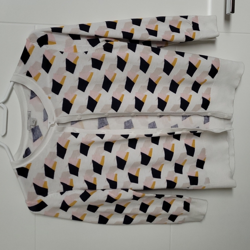 Halogen cardigan geometric print - Small